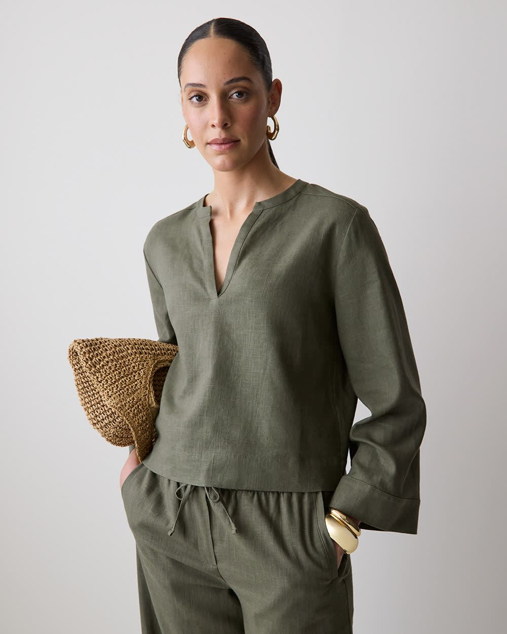 Women's Linen Tops